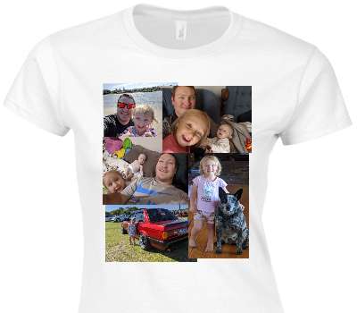 Custom Womens Soft Style 100% Cotton White T-Shirt