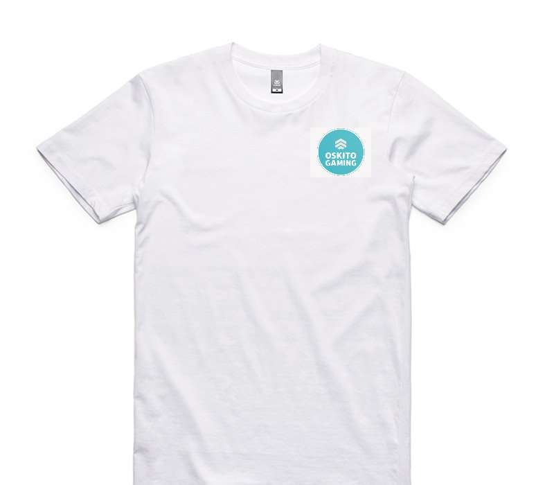 Custom AS Colour 100% Cotton White T-Shirt
