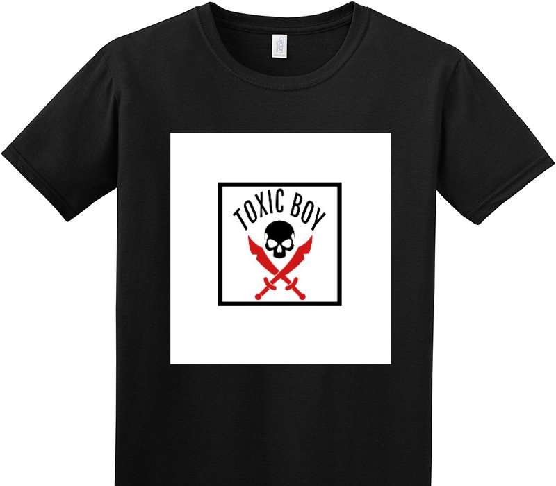 Custom Adult Soft Style 100% Cotton Black T-Shirt