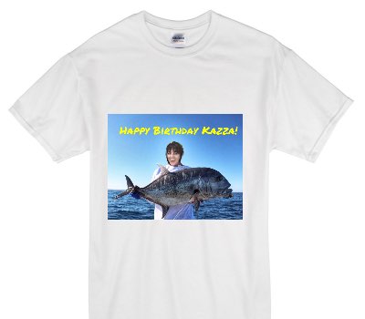 Custom Gildan 100% Cotton White T-Shirt