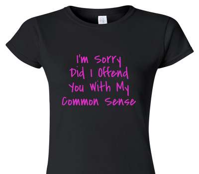 Custom Womens Soft Style 100% Cotton Black T-Shirt