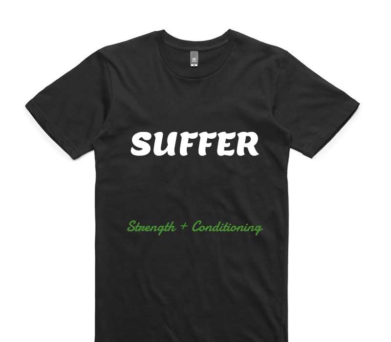 Custom AS Colour 100% Cotton Black T-Shirt