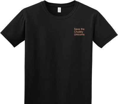 Custom Adult Soft Style 100% Cotton Black T-Shirt