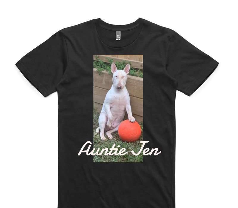 Custom AS Colour 100% Cotton Black T-Shirt