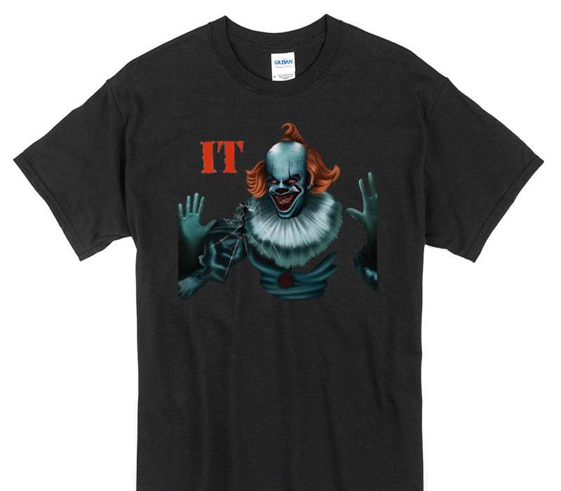 Custom Gildan 100% Cotton Black T-Shirt