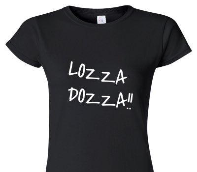 Custom Womens Soft Style 100% Cotton Black T-Shirt