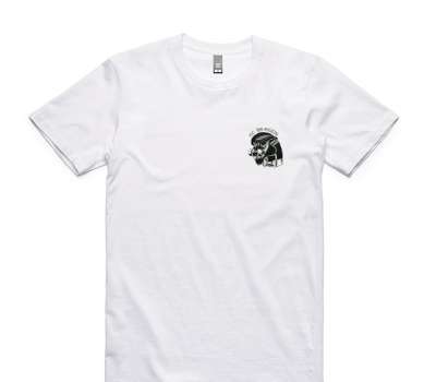 Custom AS Colour 100% Cotton White T-Shirt