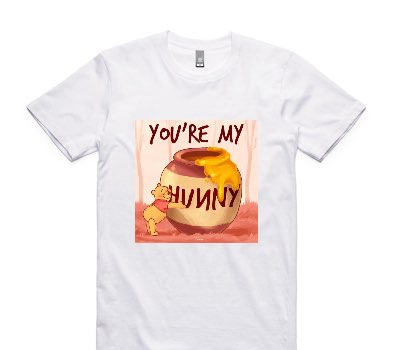 Custom AS Colour 100% Cotton White T-Shirt