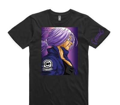 Custom AS Colour 100% Cotton Black T-Shirt