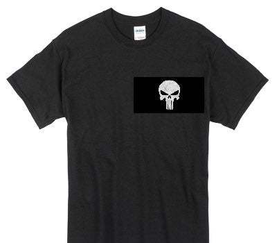 Custom Gildan 100% Cotton Black T-Shirt