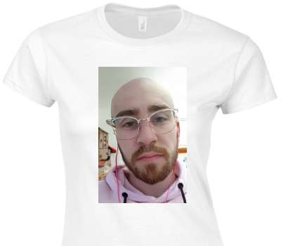 Custom Womens Soft Style 100% Cotton White T-Shirt