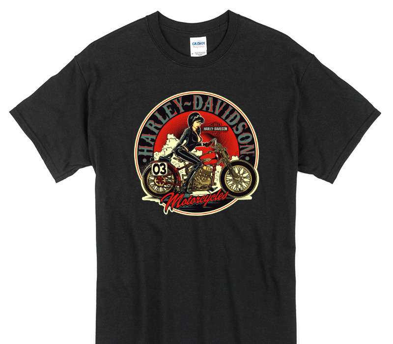 Custom Gildan 100% Cotton Black T-Shirt