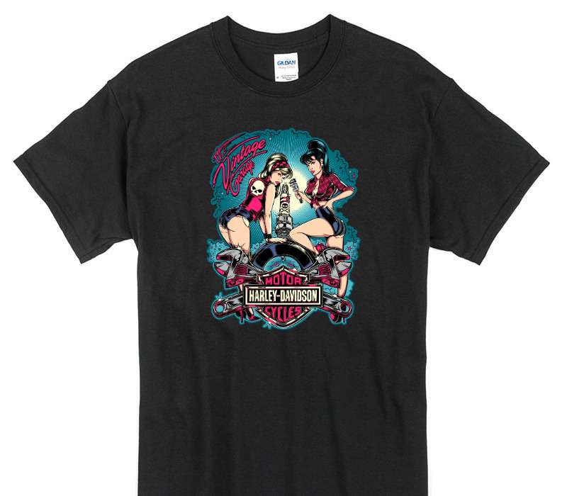 Custom Gildan 100% Cotton Black T-Shirt