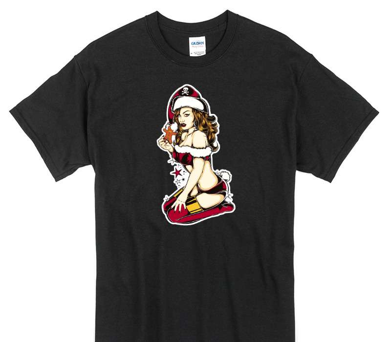 Custom Gildan 100% Cotton Black T-Shirt