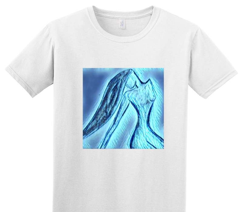 Custom Adult Soft Style 100% Cotton White T-Shirt