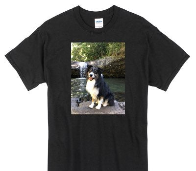 Custom Gildan 100% Cotton Black T-Shirt