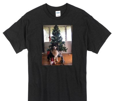 Custom Gildan 100% Cotton Black T-Shirt