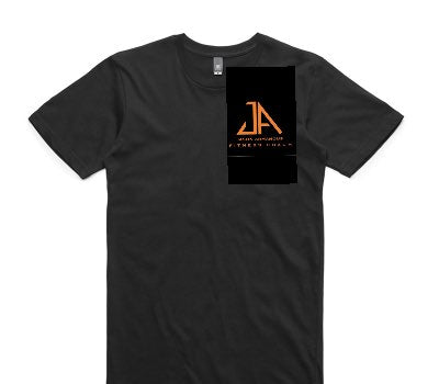 Custom AS Colour 100% Cotton Black T-Shirt
