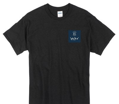 Custom Gildan 100% Cotton Black T-Shirt