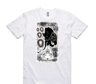 Custom AS Colour 100% Cotton White T-Shirt