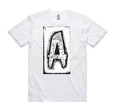 Custom AS Colour 100% Cotton White T-Shirt