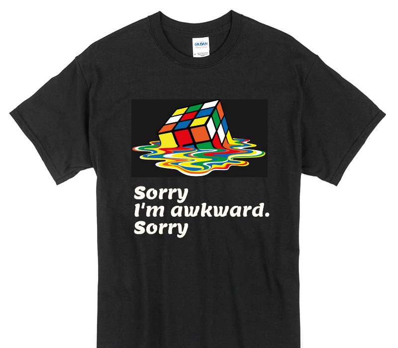 Custom Gildan 100% Cotton Black T-Shirt