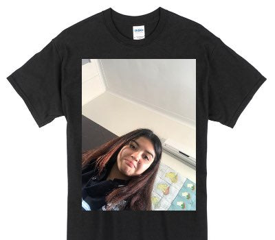 Custom Gildan 100% Cotton Black T-Shirt