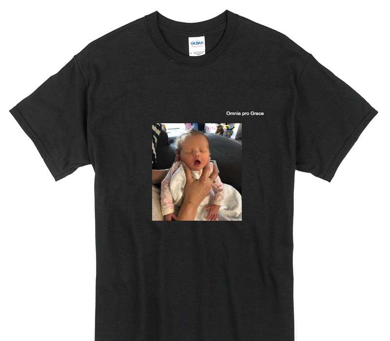 Custom Gildan 100% Cotton Black T-Shirt
