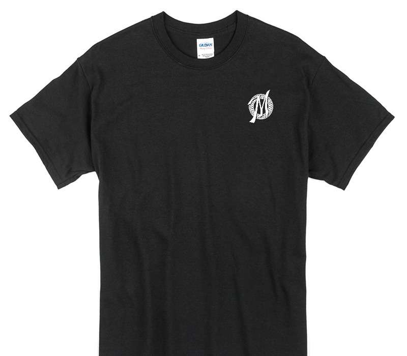 Custom Gildan 100% Cotton Black T-Shirt