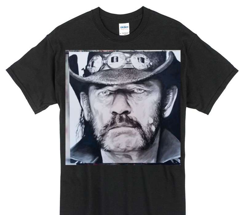 Custom Gildan 100% Cotton Black T-Shirt