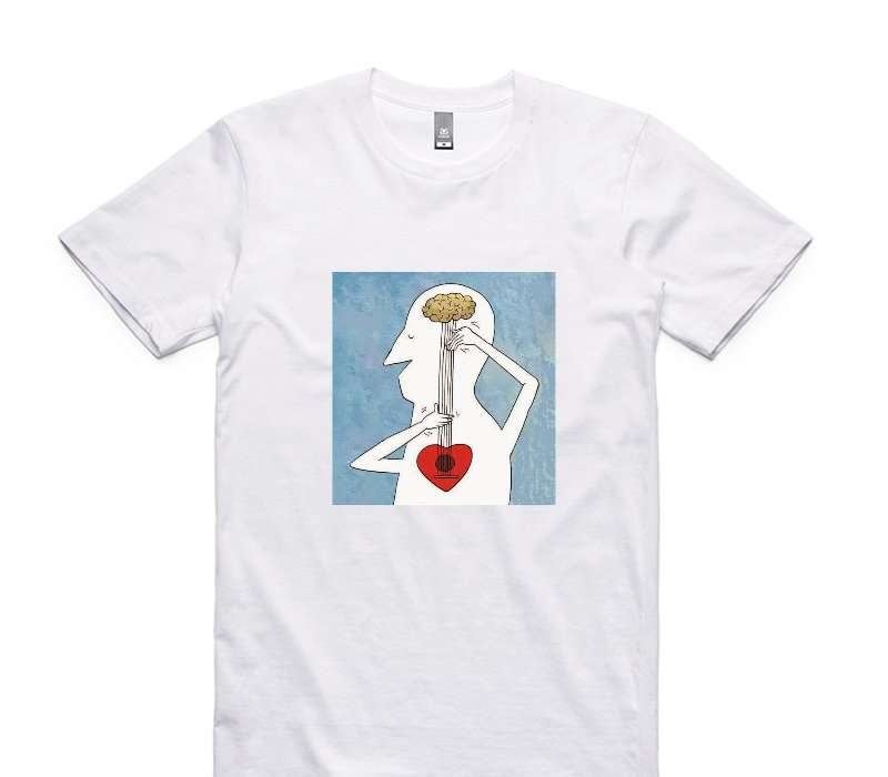 Custom AS Colour 100% Cotton White T-Shirt