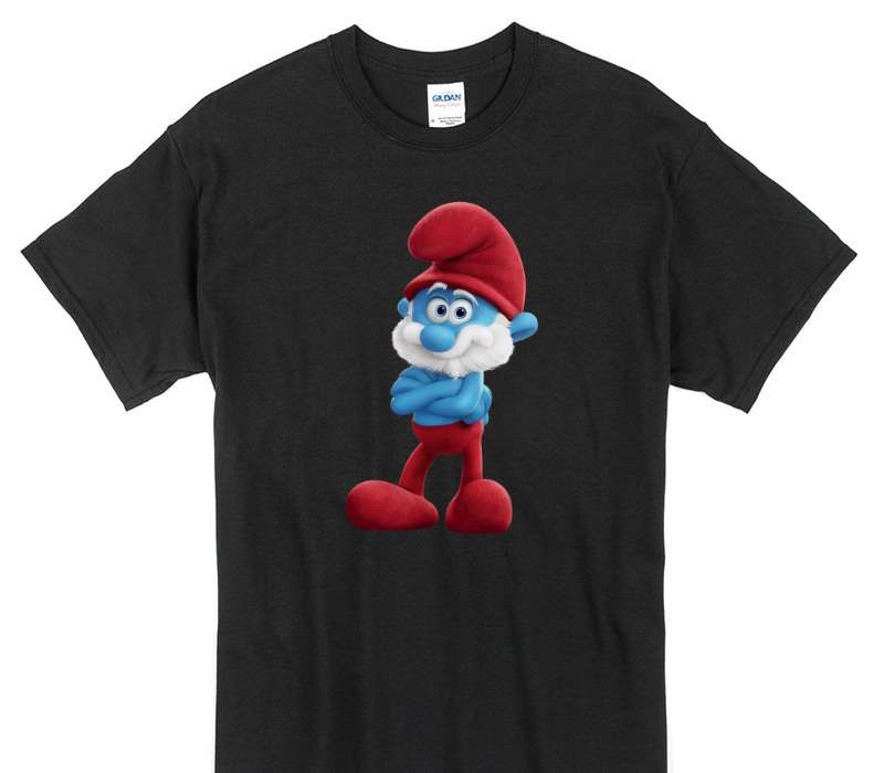 Custom Gildan 100% Cotton Black T-Shirt