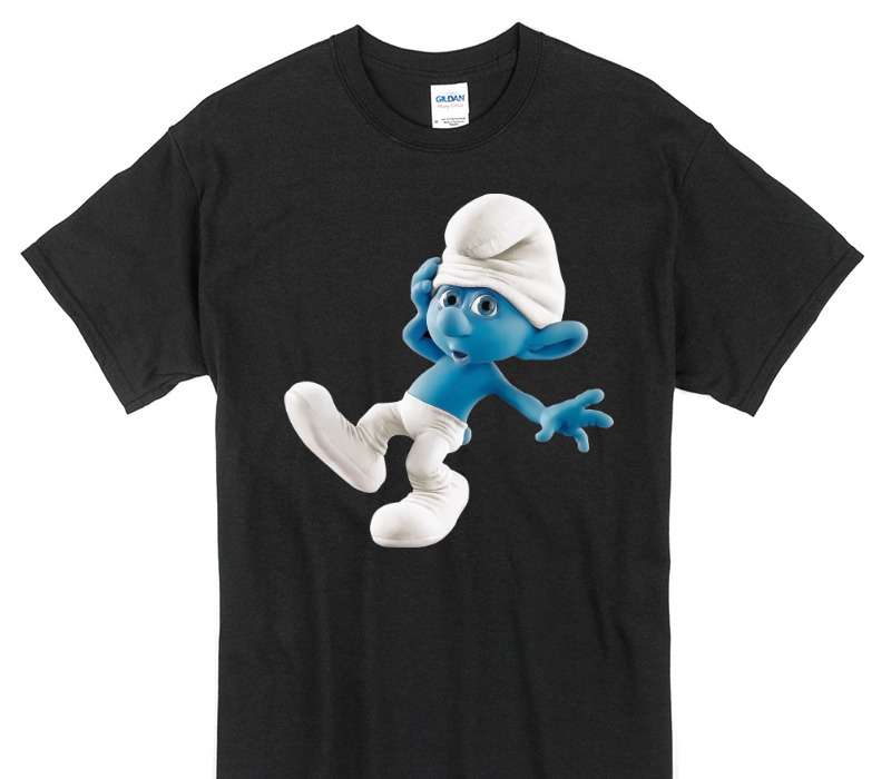 Custom Gildan 100% Cotton Black T-Shirt