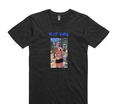 Custom AS Colour 100% Cotton Black T-Shirt