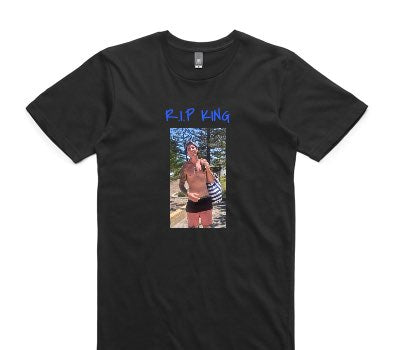 Custom AS Colour 100% Cotton Black T-Shirt