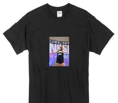 Custom Gildan 100% Cotton Black T-Shirt