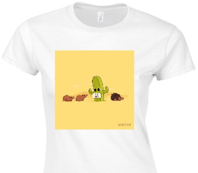 Custom Womens Soft Style 100% Cotton White T-Shirt