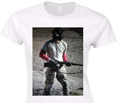 Custom Womens Soft Style 100% Cotton White T-Shirt
