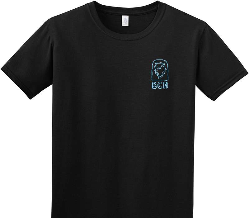 Custom Adult Soft Style 100% Cotton Black T-Shirt