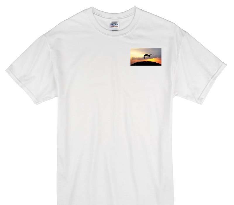 Custom Gildan 100% Cotton White T-Shirt