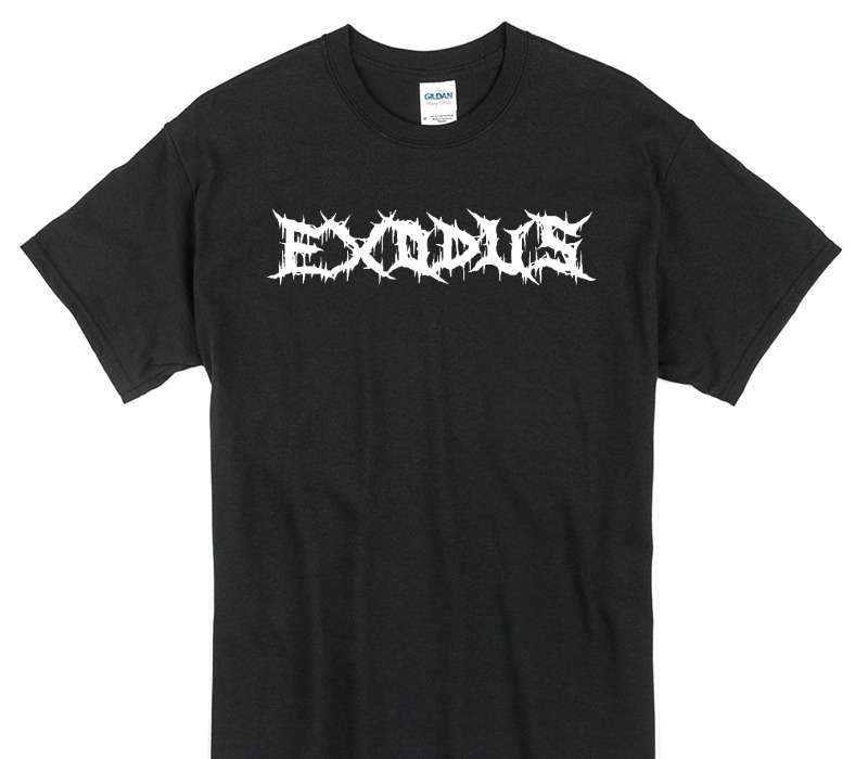 Custom Gildan 100% Cotton Black T-Shirt