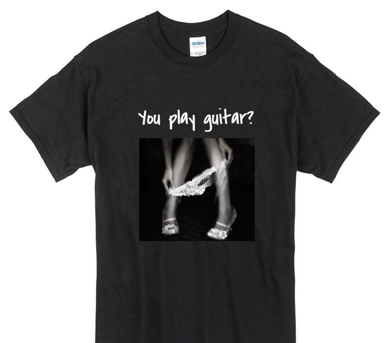 Custom Gildan 100% Cotton Black T-Shirt