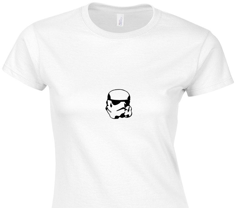Custom Womens Soft Style 100% Cotton White T-Shirt