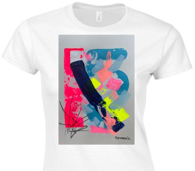 Custom Womens Soft Style 100% Cotton White T-Shirt