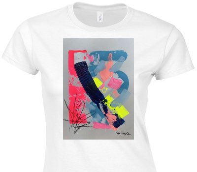 Custom Womens Soft Style 100% Cotton White T-Shirt