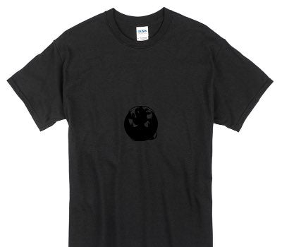 Custom Gildan 100% Cotton Black T-Shirt