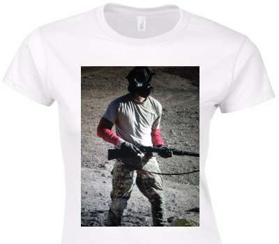 Custom Womens Soft Style 100% Cotton White T-Shirt