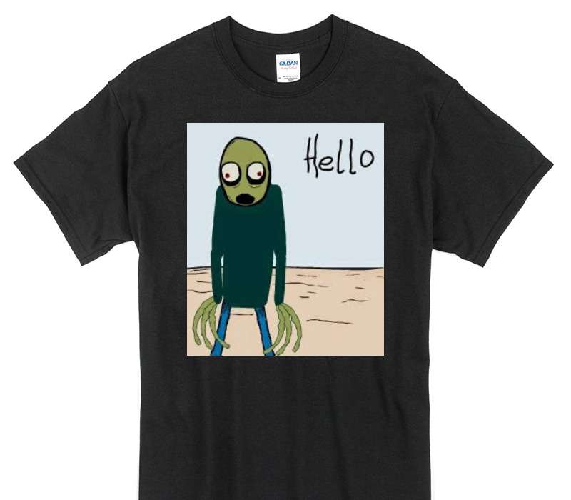 Custom Gildan 100% Cotton Black T-Shirt