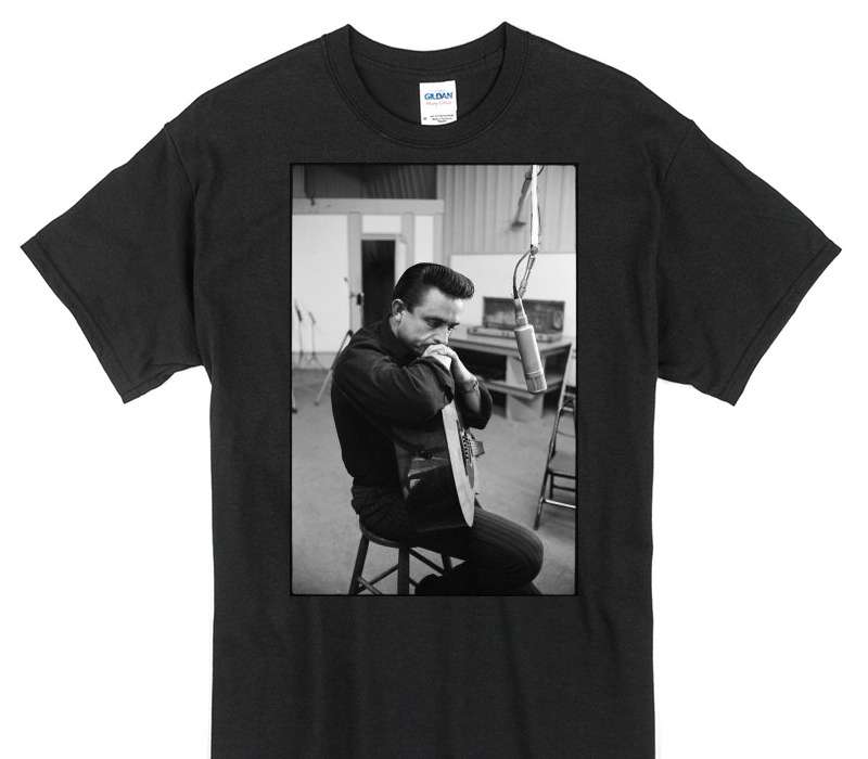 Custom Gildan 100% Cotton Black T-Shirt