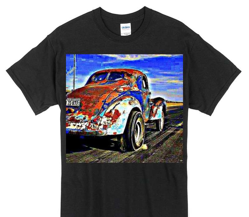 Custom Gildan 100% Cotton Black T-Shirt